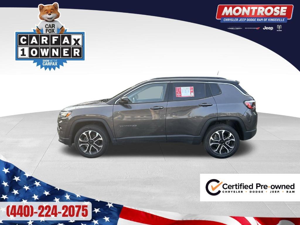 used 2022 Jeep Compass car, priced at $20,899