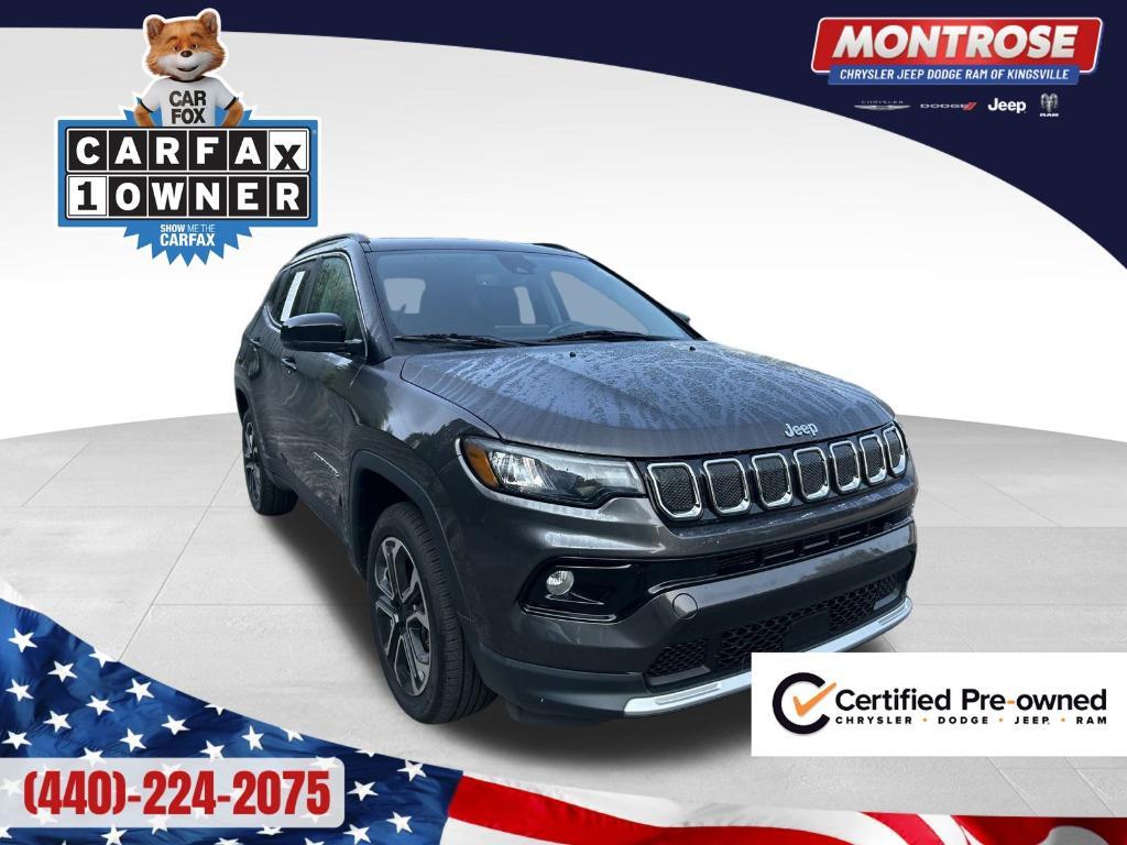 used 2022 Jeep Compass car, priced at $20,899