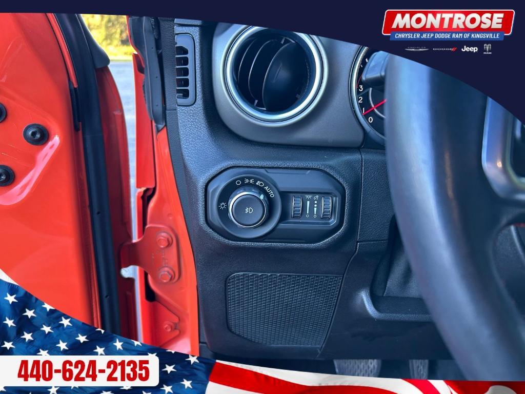 used 2018 Jeep Wrangler car, priced at $25,999
