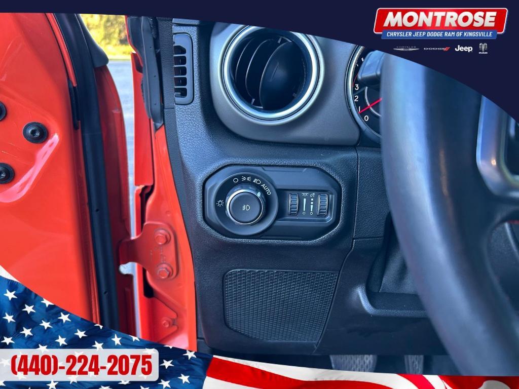 used 2018 Jeep Wrangler car, priced at $26,499