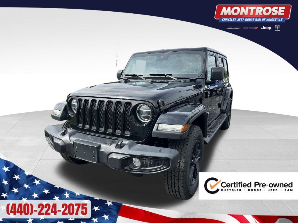 used 2021 Jeep Wrangler Unlimited car, priced at $31,399