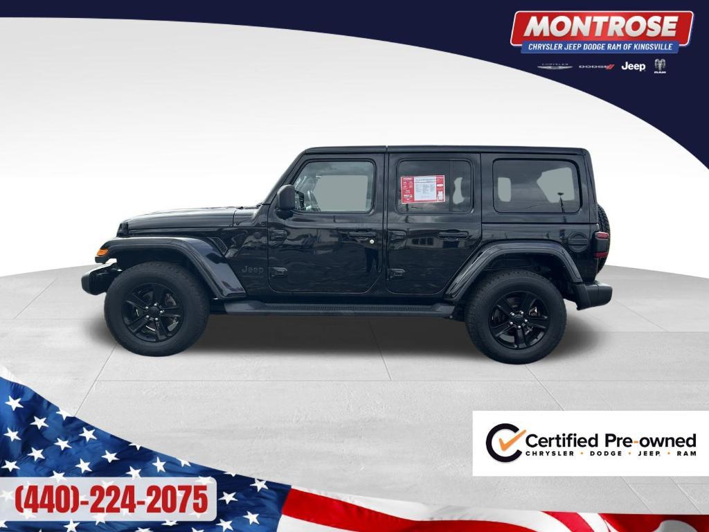 used 2021 Jeep Wrangler Unlimited car, priced at $31,399