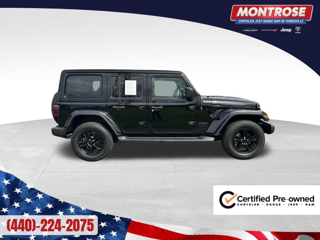 used 2021 Jeep Wrangler Unlimited car, priced at $31,399