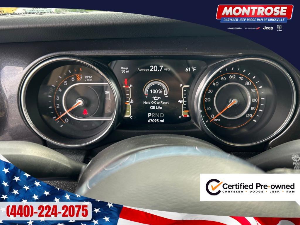 used 2021 Jeep Wrangler Unlimited car, priced at $31,399