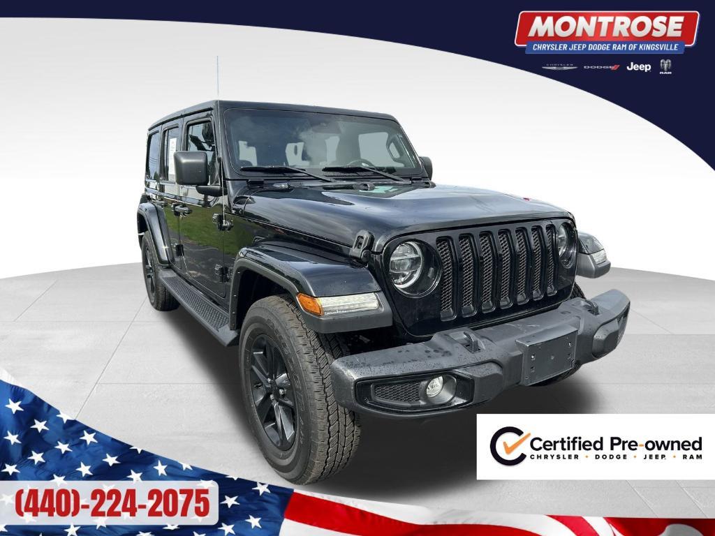 used 2021 Jeep Wrangler Unlimited car, priced at $31,399