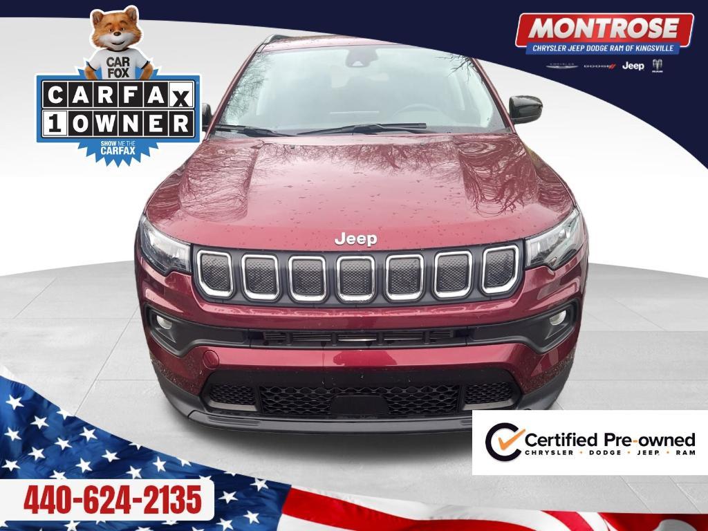 used 2022 Jeep Compass car, priced at $22,499