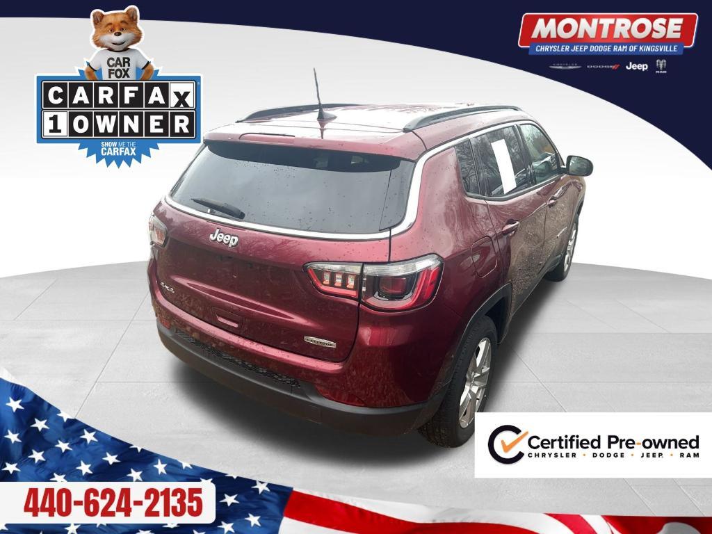 used 2022 Jeep Compass car, priced at $22,499