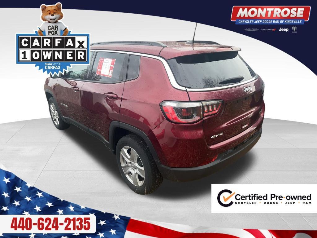 used 2022 Jeep Compass car, priced at $22,499