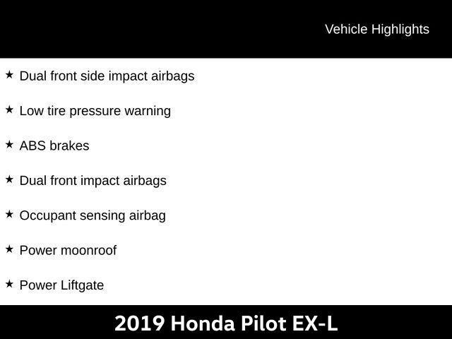 used 2019 Honda Pilot car, priced at $23,719