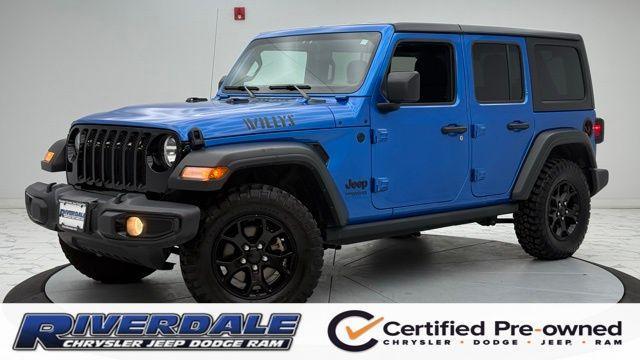 used 2022 Jeep Wrangler Unlimited car, priced at $28,435