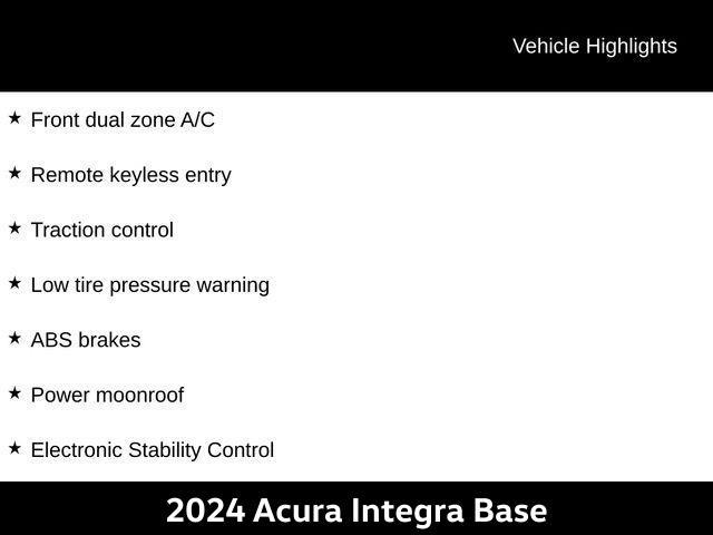 used 2024 Acura Integra car, priced at $28,492