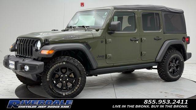 used 2021 Jeep Wrangler Unlimited car, priced at $29,904