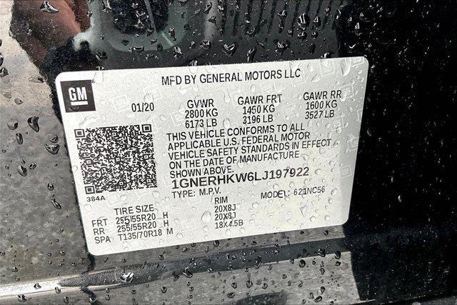 used 2020 Chevrolet Traverse car, priced at $20,000
