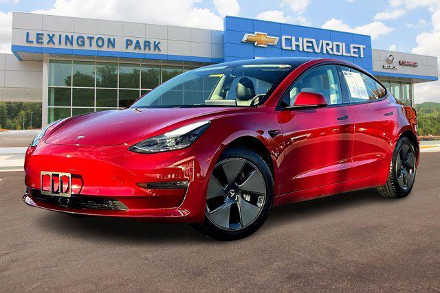 used 2021 Tesla Model 3 car, priced at $22,800