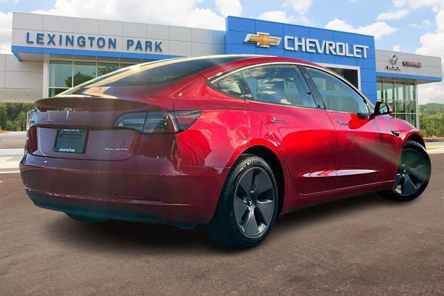 used 2021 Tesla Model 3 car, priced at $22,800