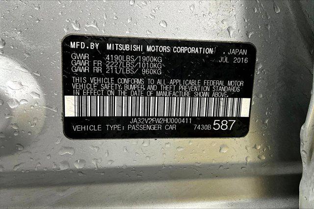 used 2017 Mitsubishi Lancer car, priced at $10,000