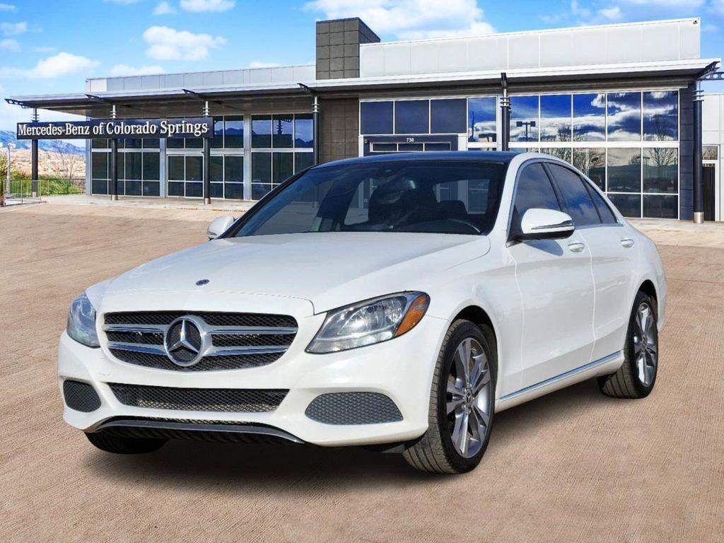 used 2018 Mercedes-Benz C-Class car, priced at $19,987