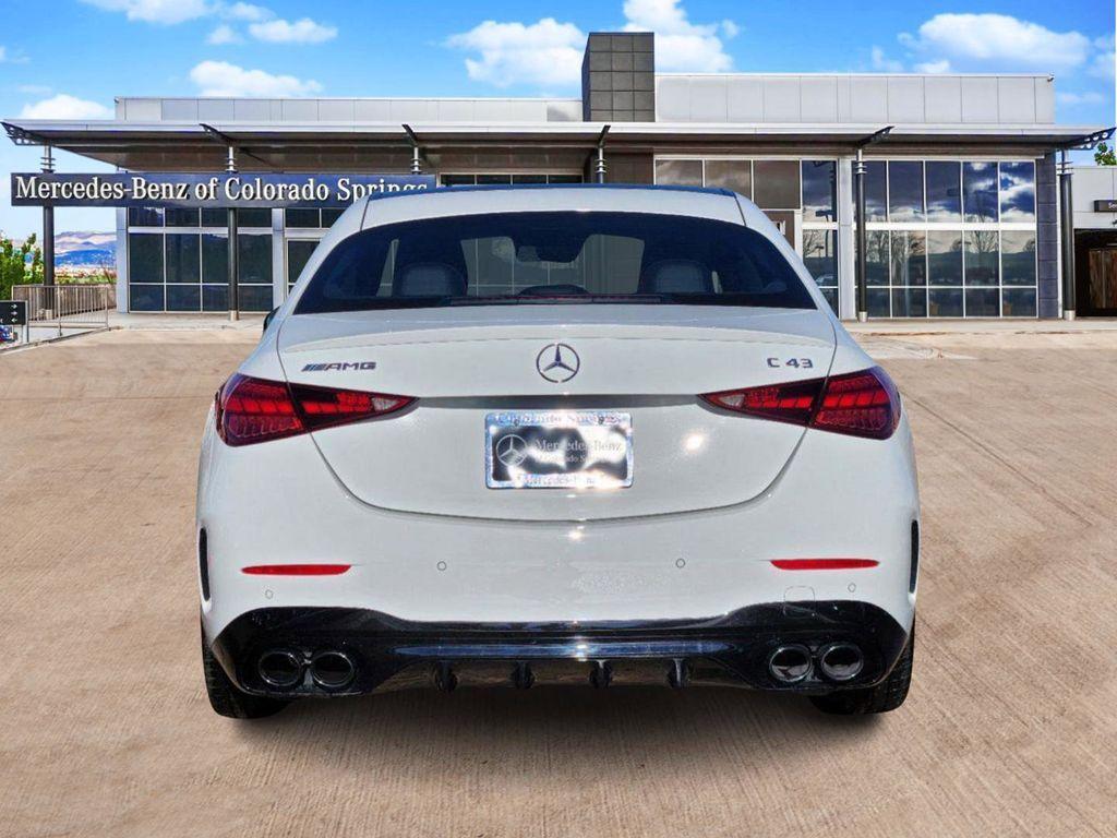 new 2025 Mercedes-Benz AMG C 43 car, priced at $74,400