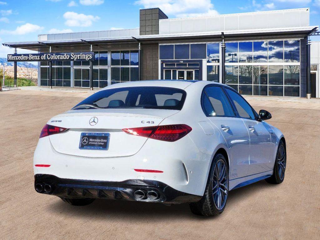 new 2025 Mercedes-Benz AMG C 43 car, priced at $74,400