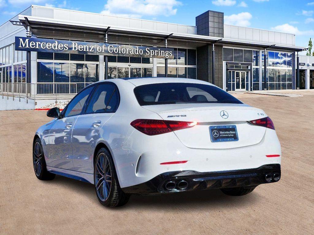 new 2025 Mercedes-Benz AMG C 43 car, priced at $74,400