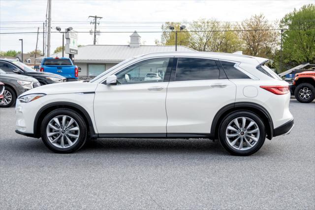 used 2021 INFINITI QX50 car, priced at $27,500