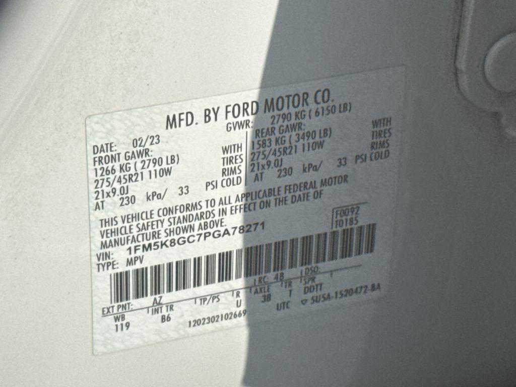 used 2023 Ford Explorer car, priced at $37,725