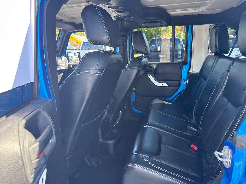 used 2014 Jeep Wrangler Unlimited car, priced at $15,480