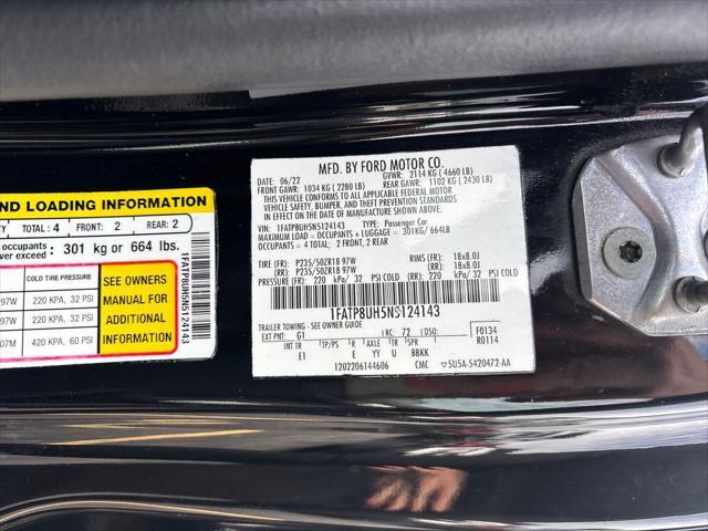 used 2022 Ford Mustang car, priced at $23,991