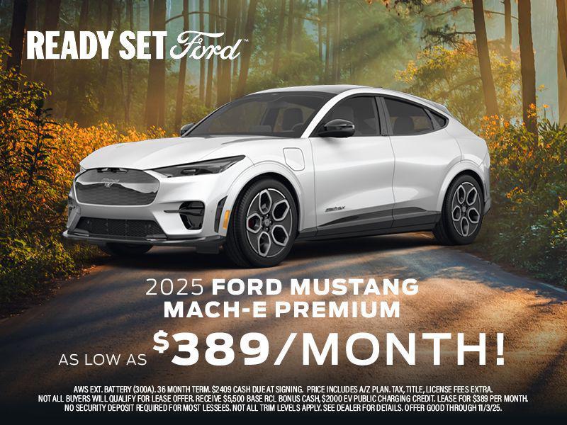 new 2025 Ford Mustang Mach-E car, priced at $56,143
