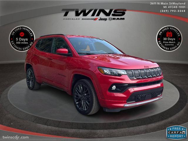 used 2022 Jeep Compass car, priced at $20,700