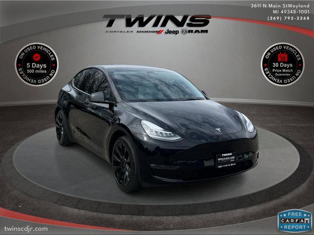 used 2021 Tesla Model Y car, priced at $24,300