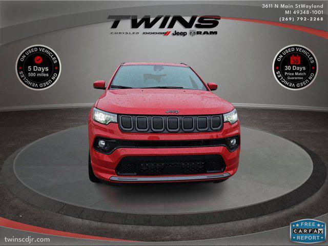 used 2022 Jeep Compass car, priced at $21,200