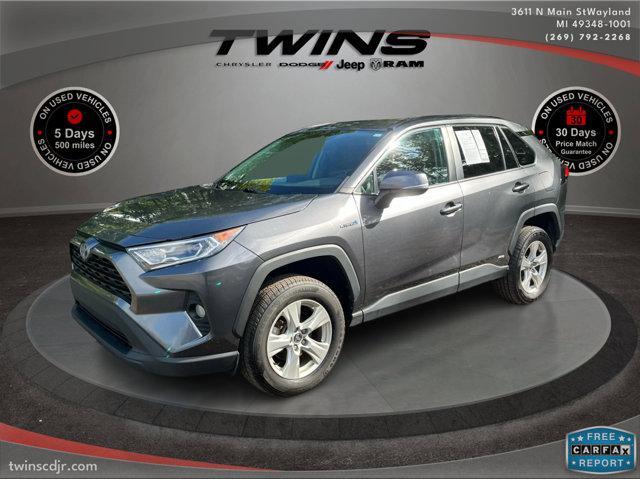 used 2021 Toyota RAV4 Hybrid car, priced at $23,500