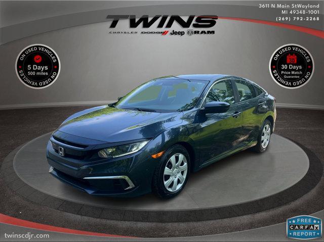 used 2020 Honda Civic car, priced at $18,300
