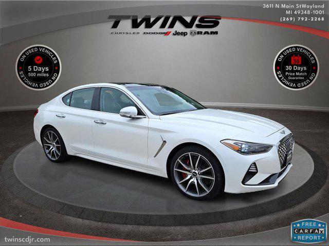 used 2021 Genesis G70 car, priced at $27,500