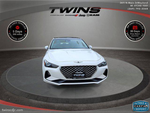 used 2021 Genesis G70 car, priced at $27,500