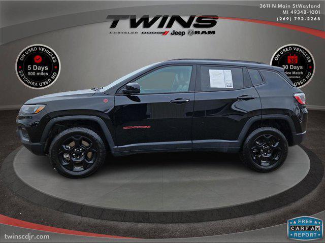 used 2023 Jeep Compass car, priced at $24,200