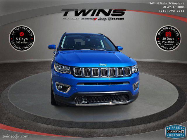 used 2021 Jeep Compass car, priced at $19,700