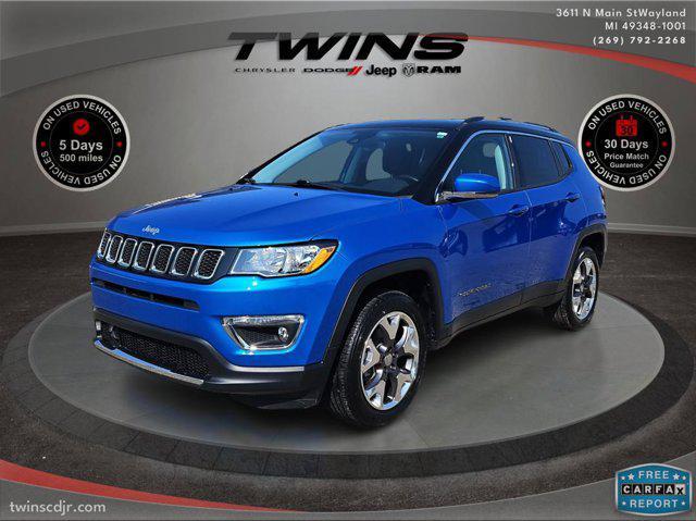 used 2021 Jeep Compass car, priced at $19,700