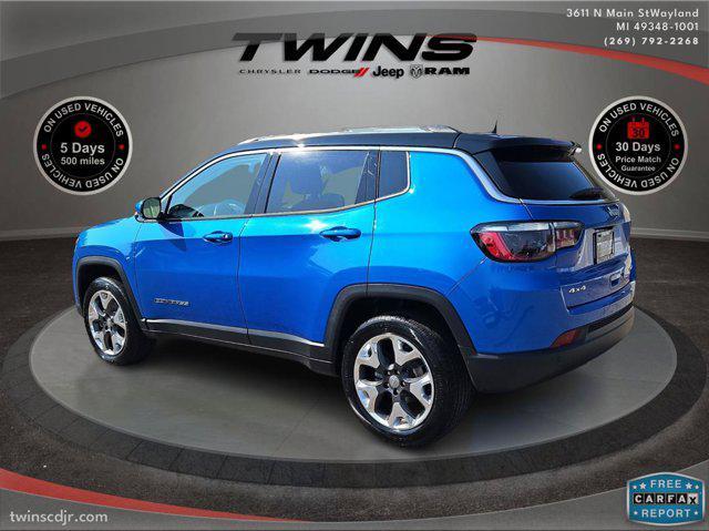 used 2021 Jeep Compass car, priced at $19,700