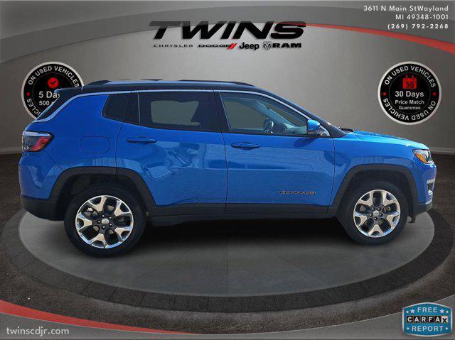 used 2021 Jeep Compass car, priced at $19,700