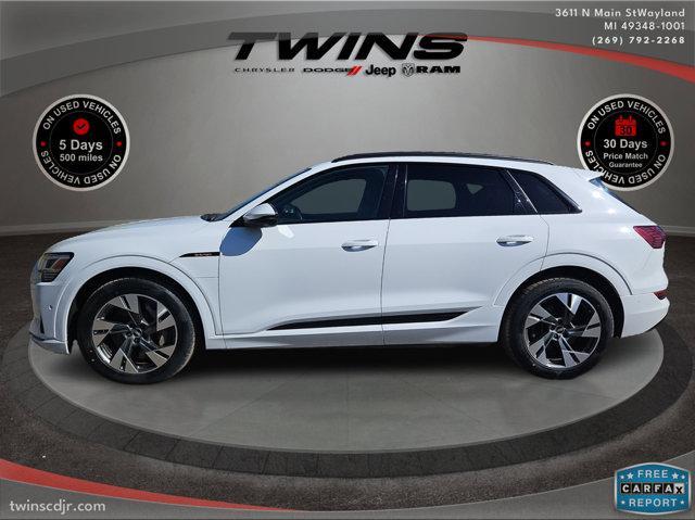 used 2021 Audi e-tron car, priced at $24,700