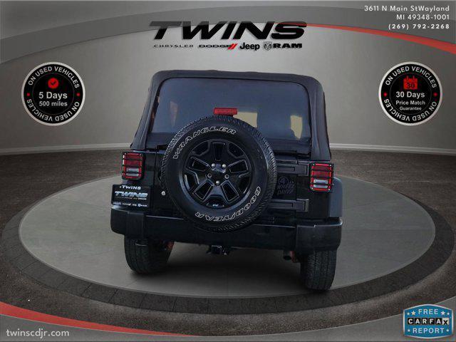 used 2017 Jeep Wrangler car, priced at $18,500