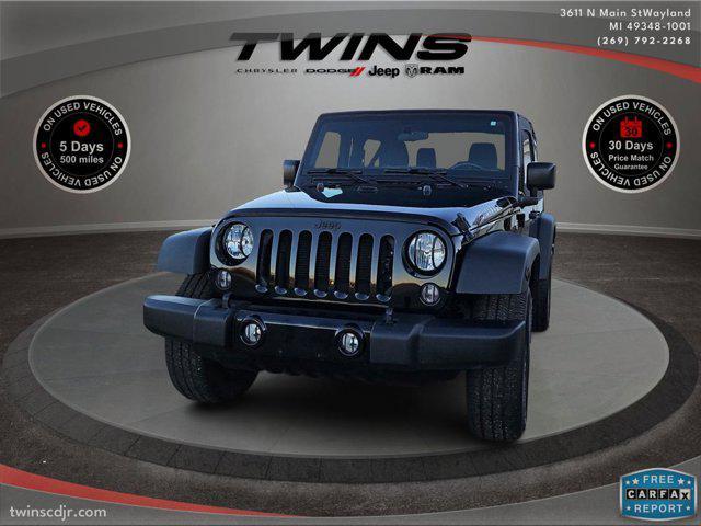 used 2017 Jeep Wrangler car, priced at $18,500