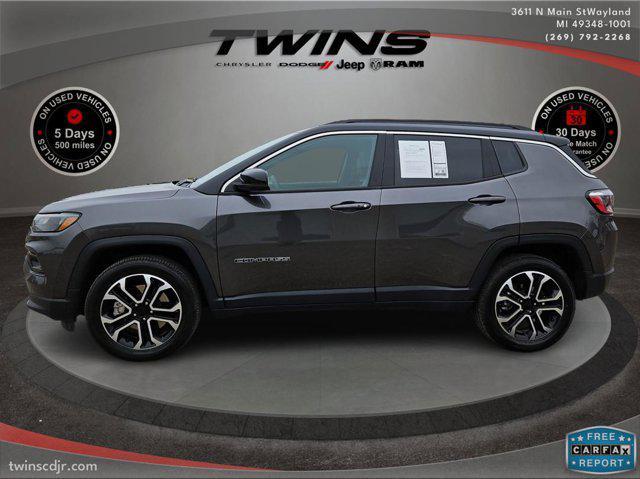 used 2023 Jeep Compass car, priced at $23,500