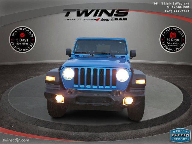 used 2021 Jeep Wrangler Unlimited car, priced at $28,000