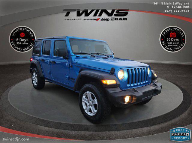 used 2021 Jeep Wrangler Unlimited car, priced at $28,000