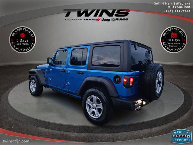 used 2021 Jeep Wrangler Unlimited car, priced at $28,000