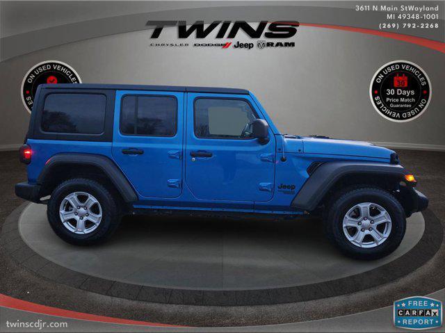 used 2021 Jeep Wrangler Unlimited car, priced at $28,000