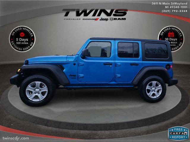 used 2021 Jeep Wrangler Unlimited car, priced at $28,000